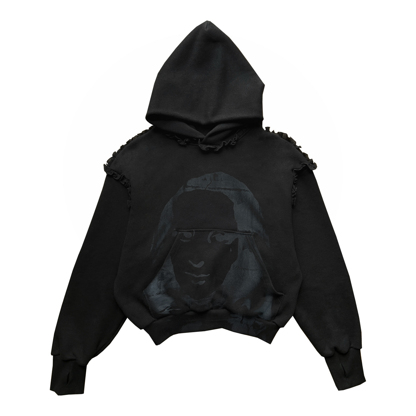 "LISA" DARK GRAY HOODIE